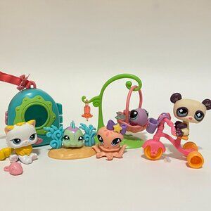 Lot of 5 Littlest Pet Shop | LPS #207, #316, #513, #514, #822